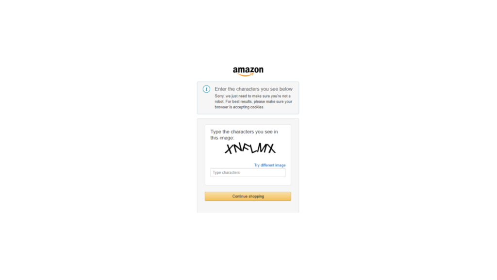 Bypass Amazon Captcha