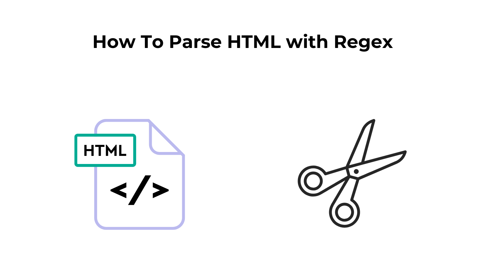 How To Parse HTML with Regex