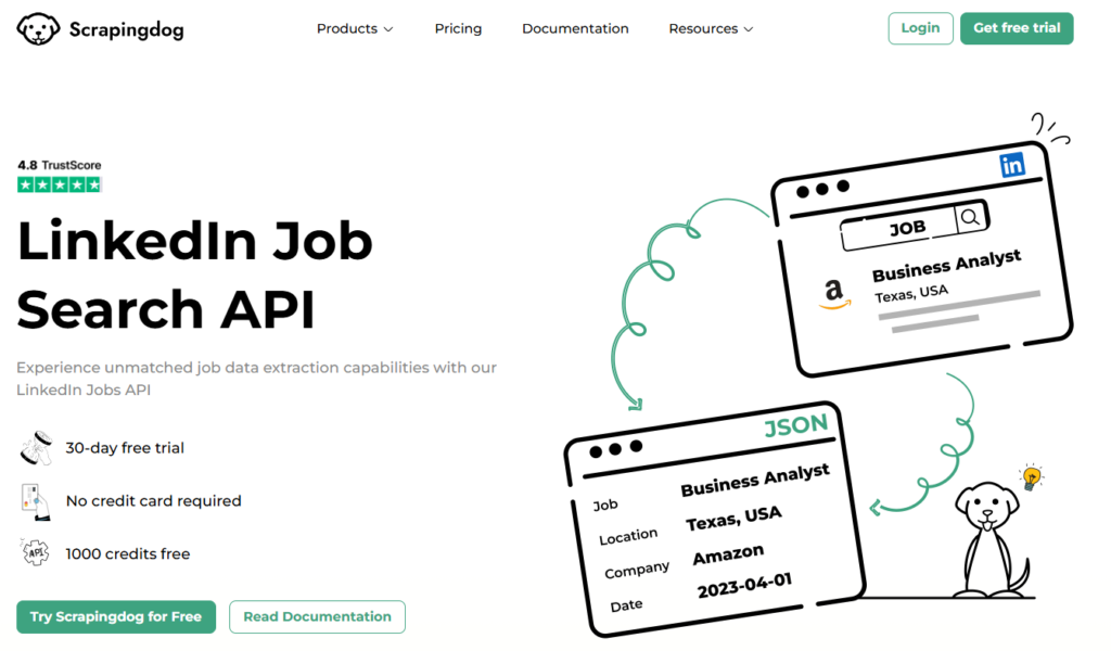 linkedin jobs api