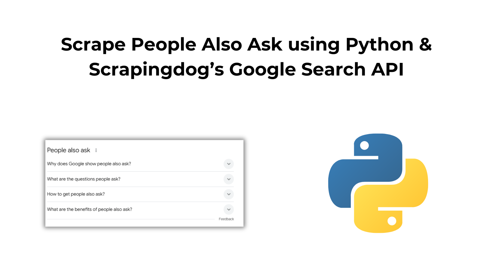 scrape people also ask google using python