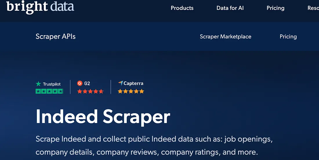 Brightdata dashboard
